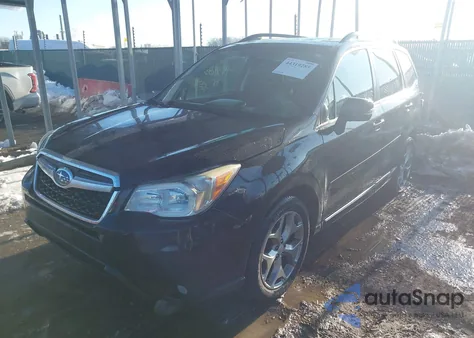 2015 Subaru Forester 2.5I Touring z USA, uszkodzony, nr VIN JF2SJAUC6FH459030